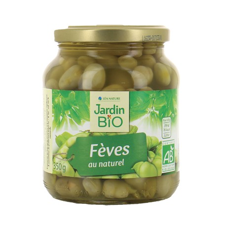 Fève au naturel bio 330g