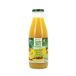 Pur jus ananas mangue citron vert bio  75 cl