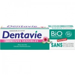 Dentifrice • gencives sensibles • aloe vera bio • Dentavie