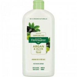 Shampooing huile • argan&olive • nourrit • cheveux secs à très secs • Floressance  500ml