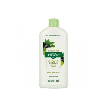 Shampooing huile • argan&olive • nourrit • cheveux secs à très secs • Floressance  500ml