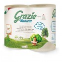 2 rouleaux essuie-tout compact Grazie Natural