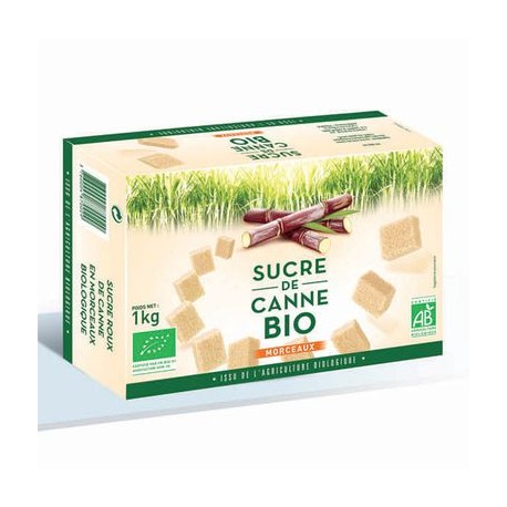 Sucre de canne en morceaux  1kg Loiret Haentjens