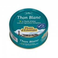 Thon blanc germon entier huile olive 160gr MSC