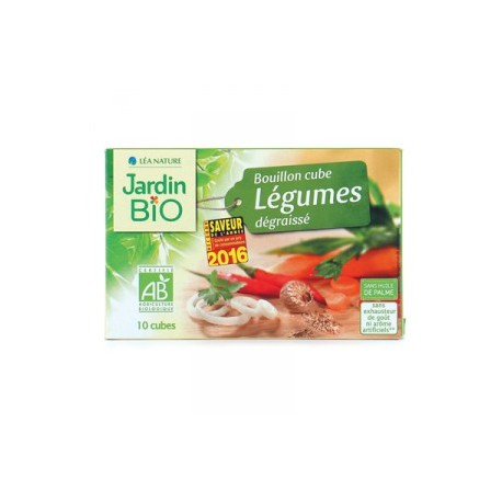 Bouillon cube légumes dégraissé sans huile de palme (10 cubes)