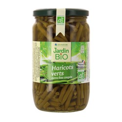 Haricots verts extra fins BIO 660g