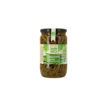 Haricots verts extra fins BIO 660g