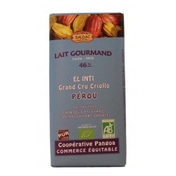 Chocolat au lait El Inti BIO 100g