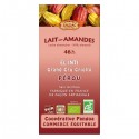 Chocolat au lait et aux amandes El Inti BIO 100g