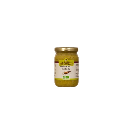 Moutarde aux 5 plantes BIO 200g