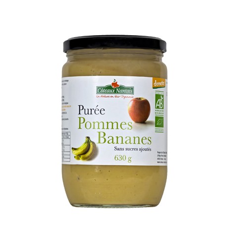Purée pomme banane Coteaux Nantais 630 g