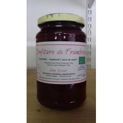 Confiture de framboises bio 430 g