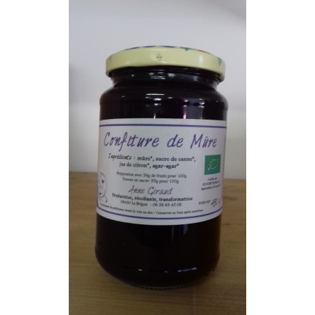 Confiture de mûres bio 430 g