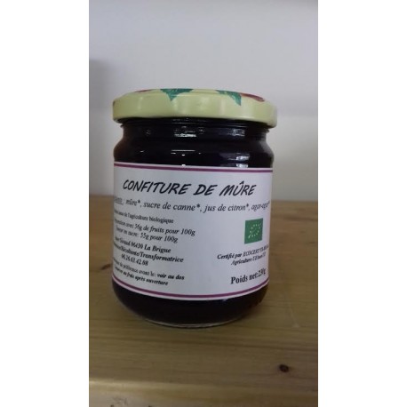 Confiture de mûre bio 230 g