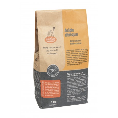 Acide Citrique 1KG non bio La droguerie Ecologique