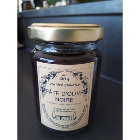 Pate d'Olives noires varieté caillete  Domaine de Peyrebelle 130g