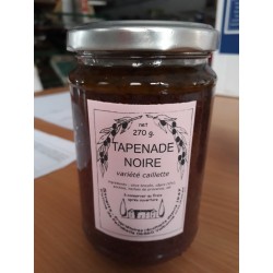 Tapenade  noires varieté caillete  Domaine de Peyrebelle 270g