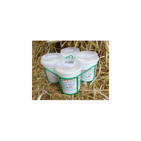 Faisselles 100 g 40 %. Echange Paysans