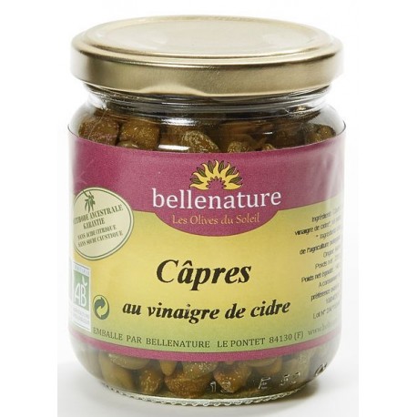 Câpres au vinaigre de cidre 220g