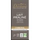 Tablette chocolat lait praliné 100g