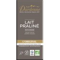 Chocolat tablette lait praliné 100g