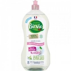 Concentré vaisselle et mains à l'Aloe Vera bio, hypoallergénique- 1L