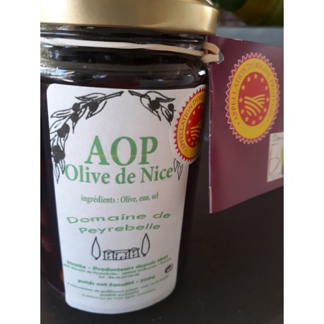 Olives de Nice AOP Domaine de Peyrebelle 200g