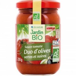 Sauce tomate Duo d'olives vertes et noires 200g