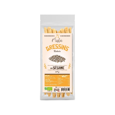 Gressins à l'huile d'olive - 200g Malvi