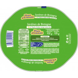 Sardines à l'huile olive 135g MSC