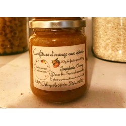 Confiture orange douce  aux épices 250G