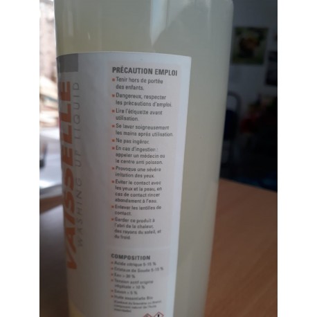 Produit Vaisselle VRAC  500ml