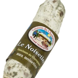 Saucisson aux Noisettes – Le noisetier 200 g environ Echanges Paysans