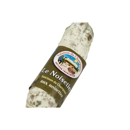 Saucisson aux Noisettes – Le noisetier 200 g environ Echanges Paysans