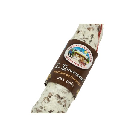 Saucisson aux Noix  Le gourmand 200 g environ Echanges Paysans