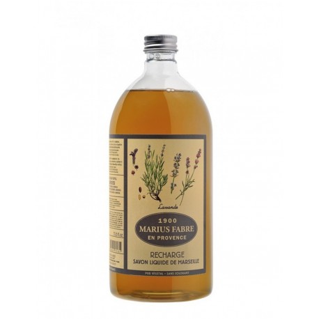 Savon liquide Marseille liquide  recharge  1 L Lavande
