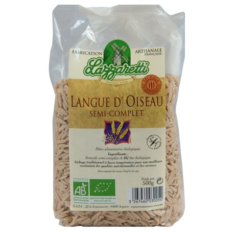 Langue d’oiseau semi-complète 500g Lazzaretti