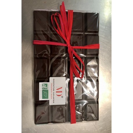 Maxi Tablette Chocolat noir 69 % Sierra Léone .  Duplanteur 500G Bio