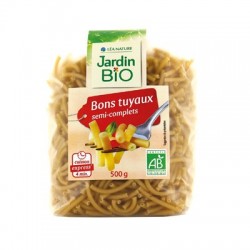 Pâtes Bons Tuyaux bio semi-complètes 500G