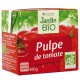 Pulpe de tomates bio sans sel  ajouté 500g