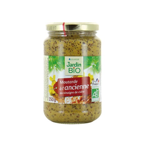 Moutarde à l’ancienne au vinaigre de cidre 350g