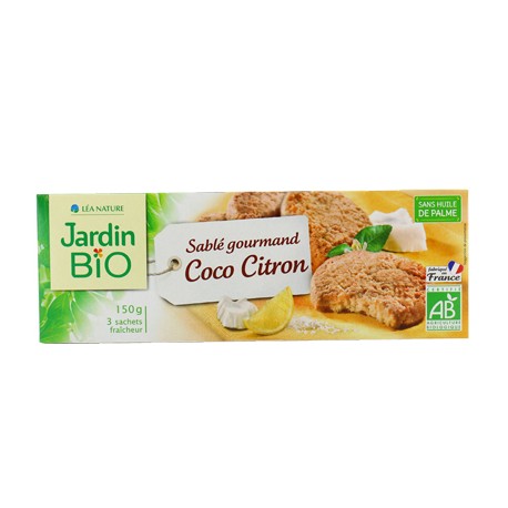 Sablé gourmand Coco Citron 150g