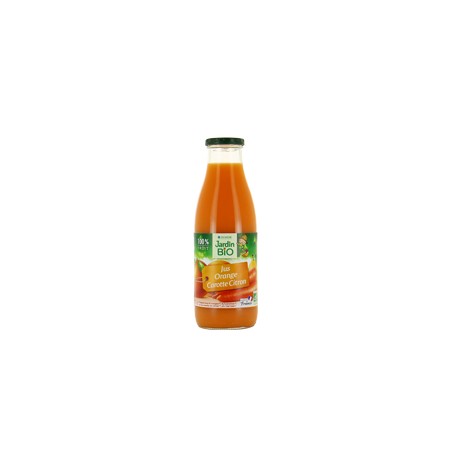 Jus d’orange carotte citron bio 75 cl 