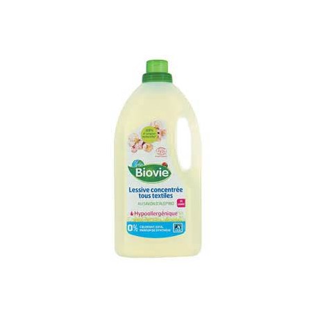 Lessive concentrée tous textiles, à l'aloe vera biologiue - hypoallergénique² 2L