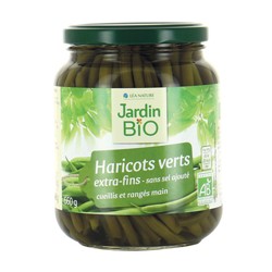 Haricots verts fins BIO 330g