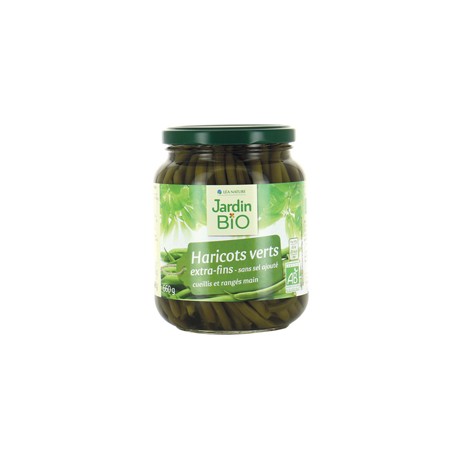 Haricots verts fins BIO 330g