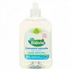 Concentré vaisselle, à l'aloe vera bio, mains sensibles 500ml